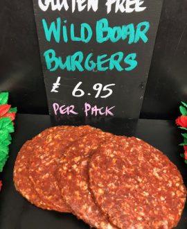 Wild Boar Burgers