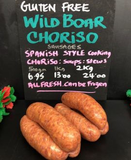 Wild Boar Chorizo Sausages