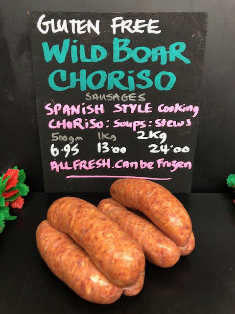 Wild Boar Chorizo Sausages