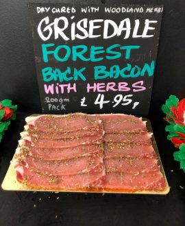 Grizedale Forest Dry Cured Back Bacon