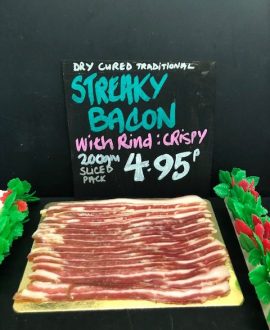 Dry Cured Streaky Bacon