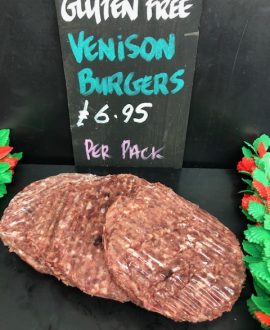 Scottish Venison Burgers