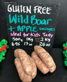 Wild Boar & Apple Sausages