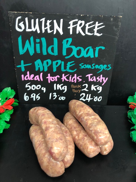 Wild Boar & Apple Sausages