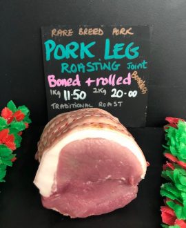Rare Breed Pork Leg Boneless Roast