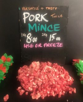 Rare Breed Minced Pork Meat