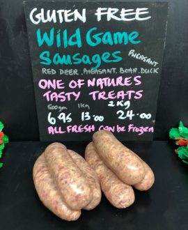 Wild Game Sausages