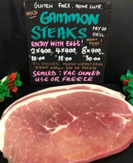Home Cured Gammon Steaks