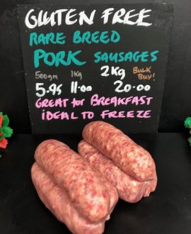 Lakeland Rare Breed Pork Thick Sausages