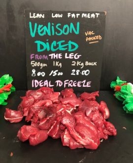 Venison Diced