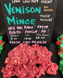 Venison Mince