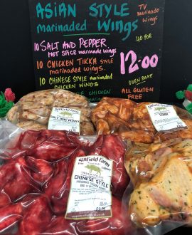 Asian Style Marinaded Wings