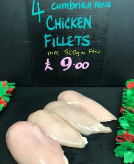 4 Cumbrian Chicken Fillets