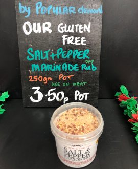 Salt + Pepper Marinade Rub